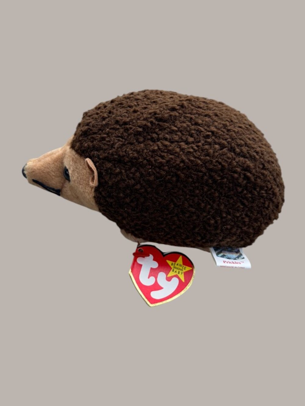 Ty Beanie Baby Prickles Hedgehog Plush w/ Original Hang Tag Retired Collectible - Picture 4 of 8